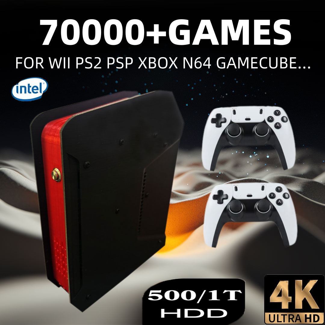 Retro Gaming Kiosk - PS2/PSP/WII/N64/DC/SS 용 1T 듀얼 시스템 및
