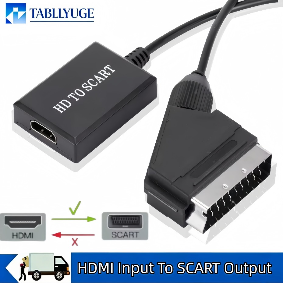 Scart To Hdmi - 스카트 비디오 및 오디오 증폭기 어댑터,