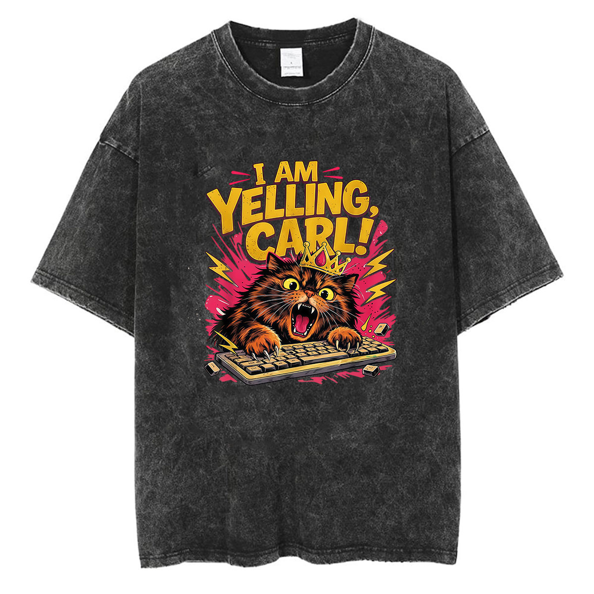 나는 외치고 있다 칼 던전 크롤러 칼 빈티지 워시드 티 - Retro Gaming T Shirt 리뷰 및 가격