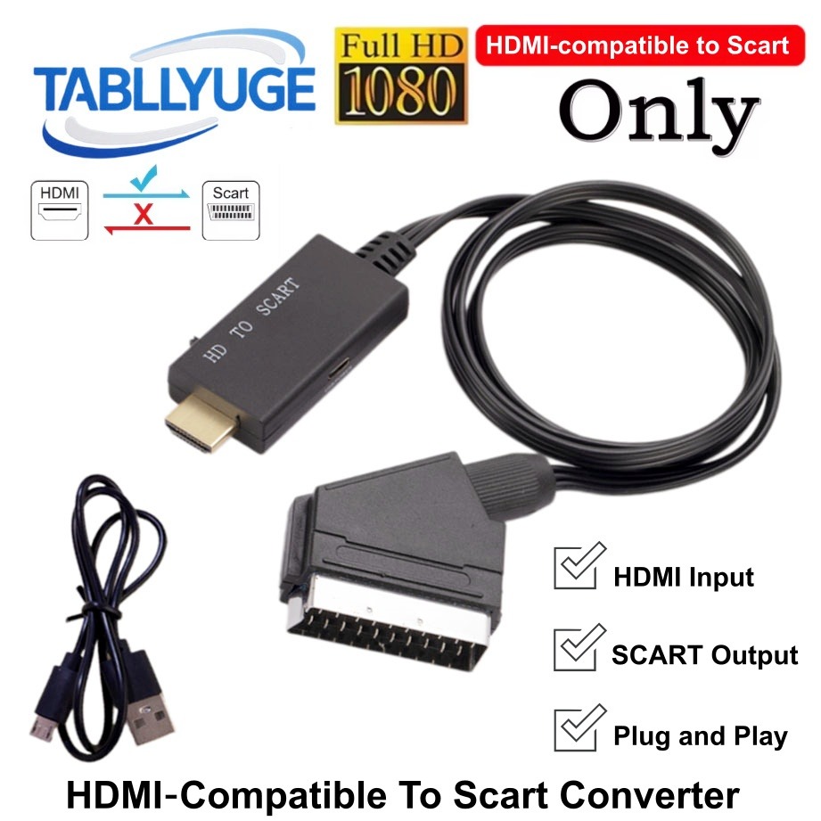 HDMI 호환 SCART 변환 케이블 HDMI 입력-S - Scart To Hdmi 리뷰 및 가격