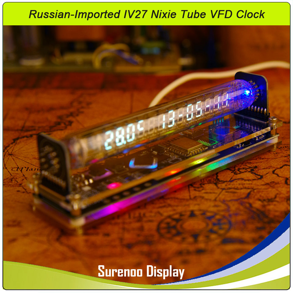 슈레누 러시아산 IV27 닉시 튜브 VFD 시계 |   - Retro Gaming Youtube 리뷰 및 가격