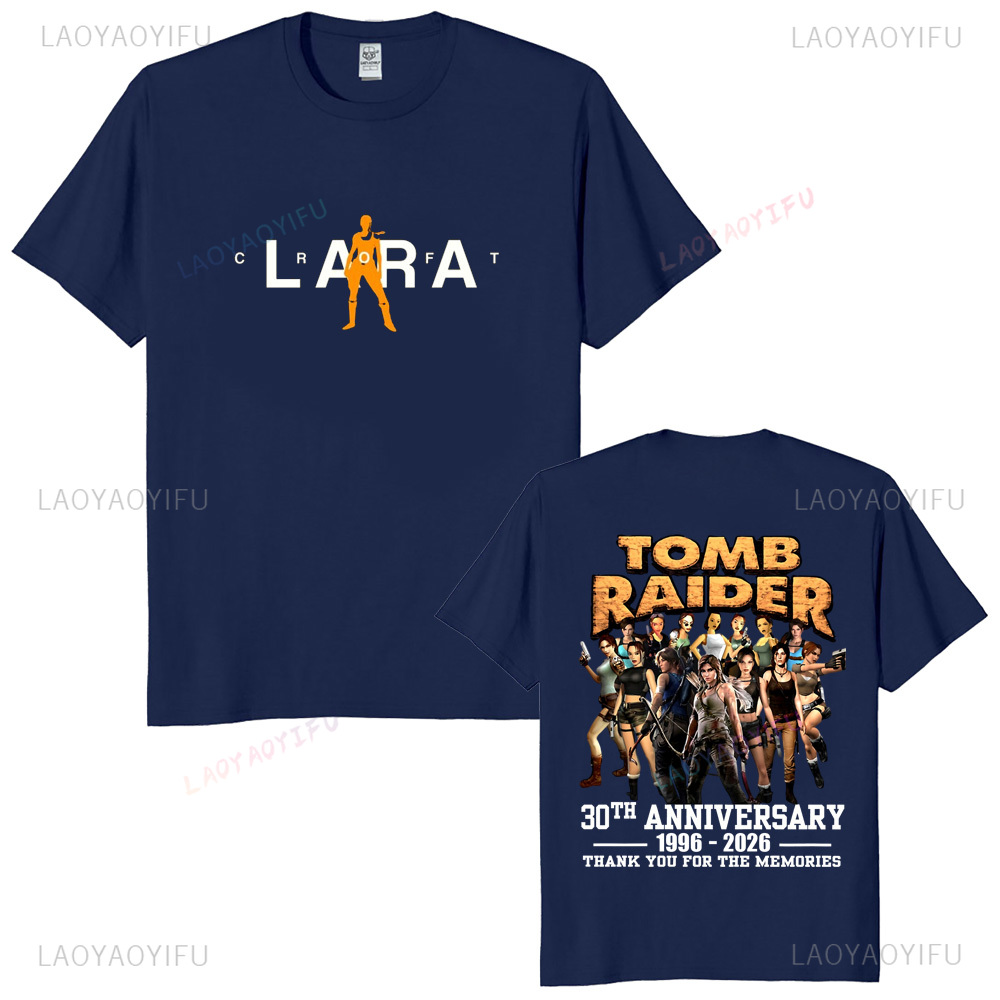 Tomb Raider 30주년 기념 유니섹스 빈티지 티 - Retro Gaming T Shirt 리뷰 및 가격