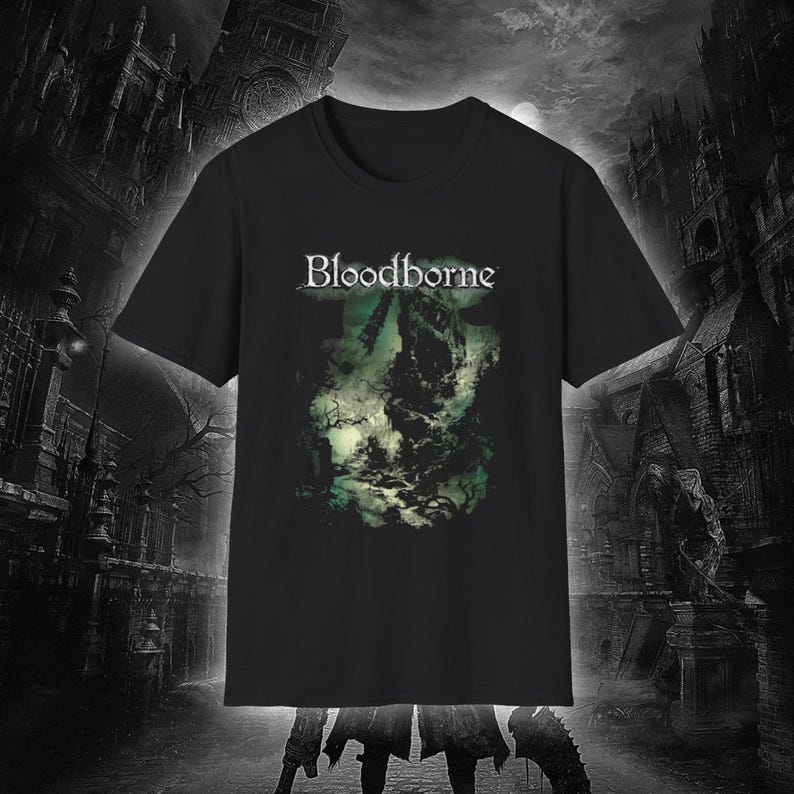 Bloodborne Dark Souls 게임 티셔츠 오 - Retro Gaming T Shirt 리뷰 및 가격