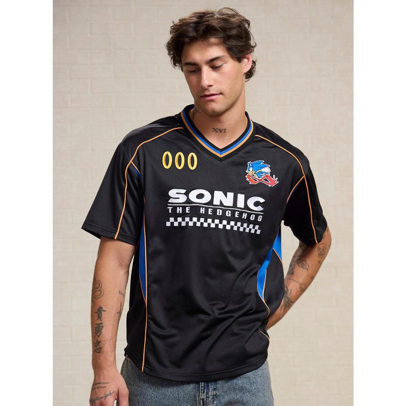 소닉 더 헤지호그 게임 애니메이션 스포츠 저지 남성용  - Retro Gaming T Shirt 리뷰 및 가격