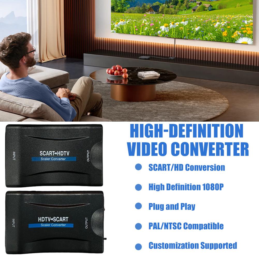 1080P HDMI-SCART 비디오 오디오 업스케일  - Scart To Hdmi 리뷰 및 가격