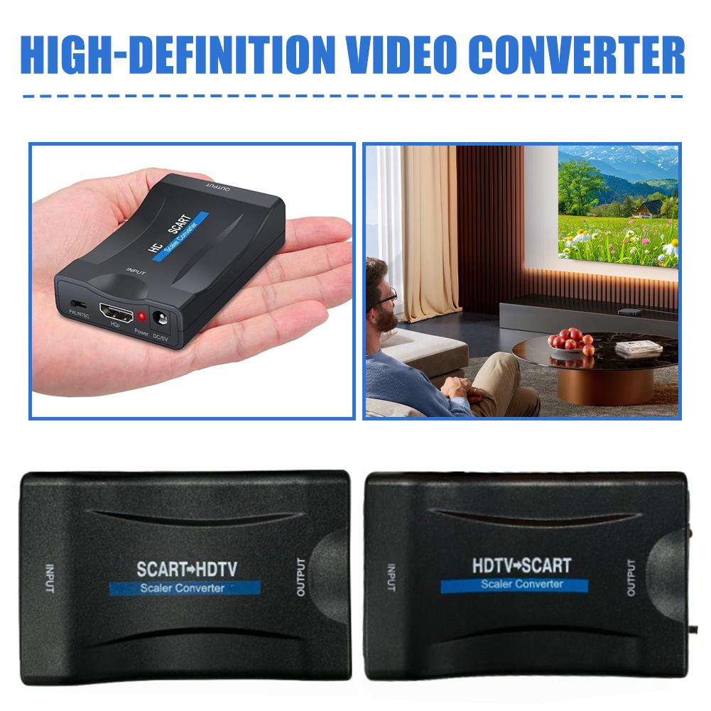 1080P HDMI-SCART 비디오 오디오 업스케일  - Scart To Hdmi 리뷰 및 가격