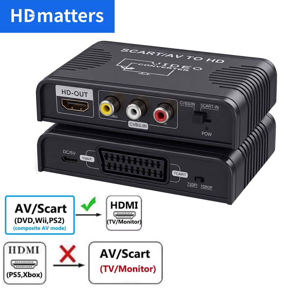스카트 to HDMI 컨버터 2-in-1 컴포지트 AV - Scart To Hdmi 리뷰 및 가격