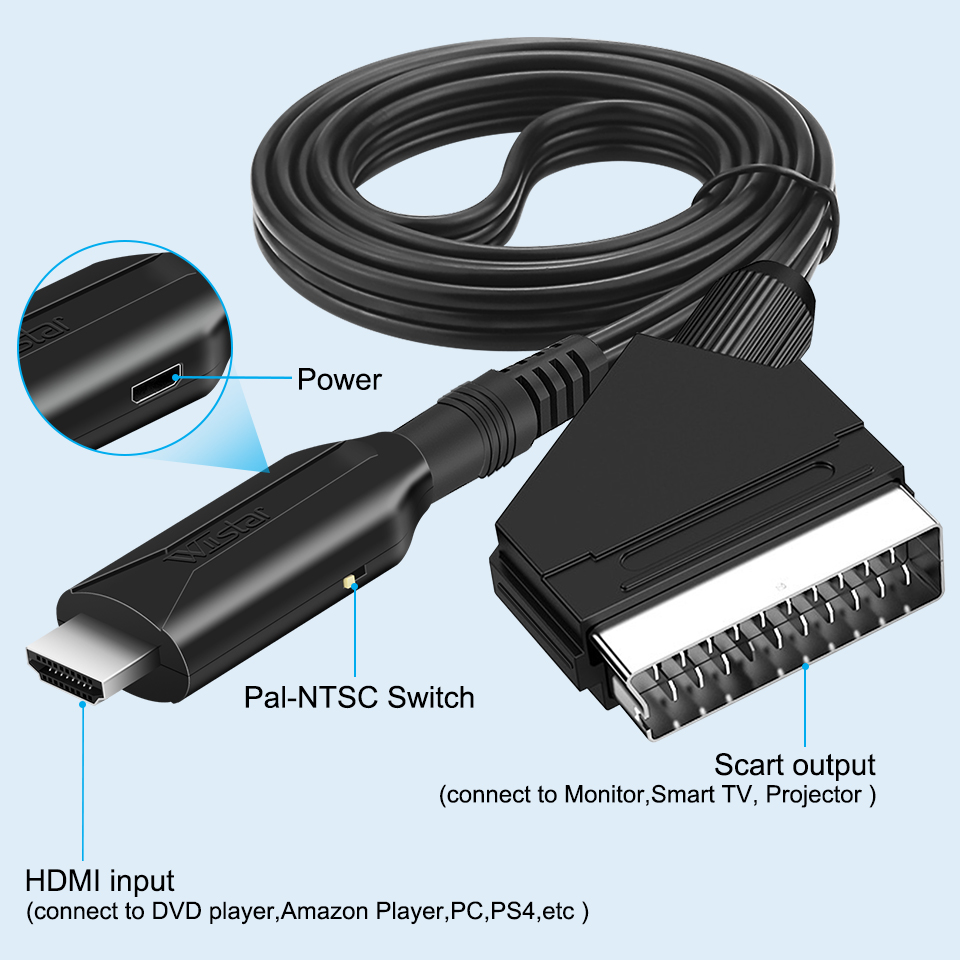 SCART-HDMI 호환/HDMI 호환-SCART 비디 - Scart To Hdmi 리뷰 및 가격