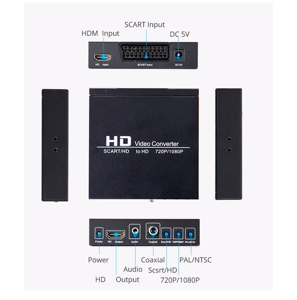 SCART HDMI-HDMI 비디오 컨버터 1080P  - Scart To Hdmi 리뷰 및 가격