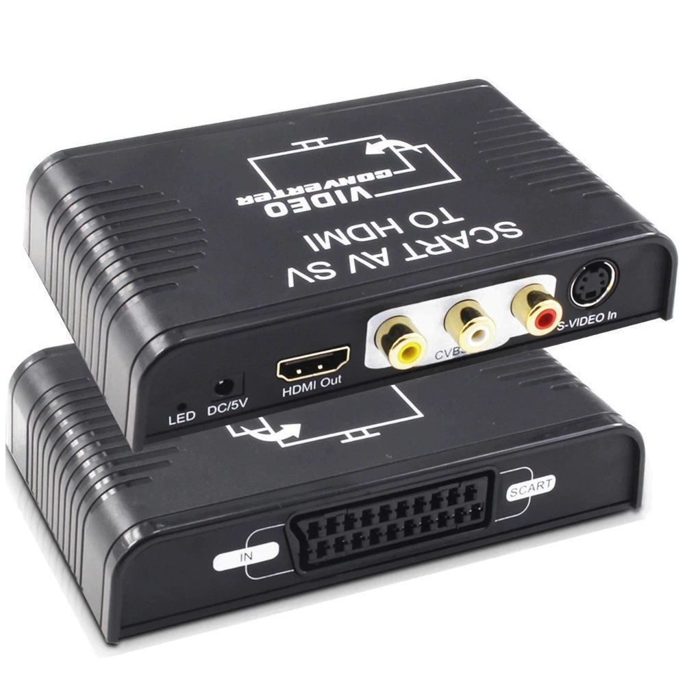 S-비디오 AV Scart-HDMI 변환기, S-비디오 - Scart To Hdmi 리뷰 및 가격